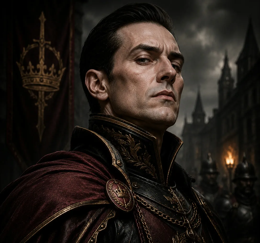 Commander Vey, painted portrait